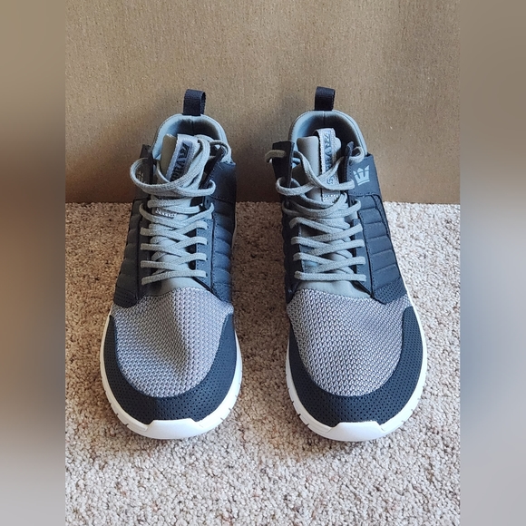 SUPRAW Mens size 11 GRAY Mid High rise shoes - Picture 2 of 4